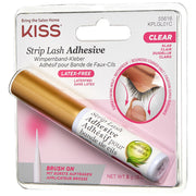 Kiss Brush-on Strip Lash Adhesive Clear (5g) (Angled Packaging Shot)